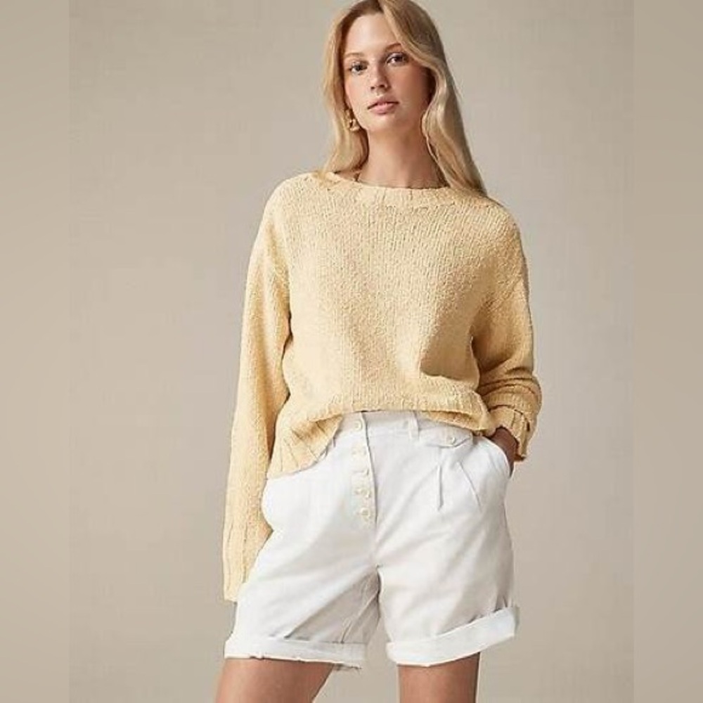 J.Crew Relaxed crewneck beach sweater BX497